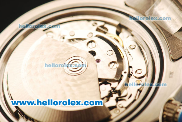 Rolex Daytona II Chronograph Swiss Valjoux 7750 Automatic Movement Full Steel with White Dial and White Markers - Click Image to Close